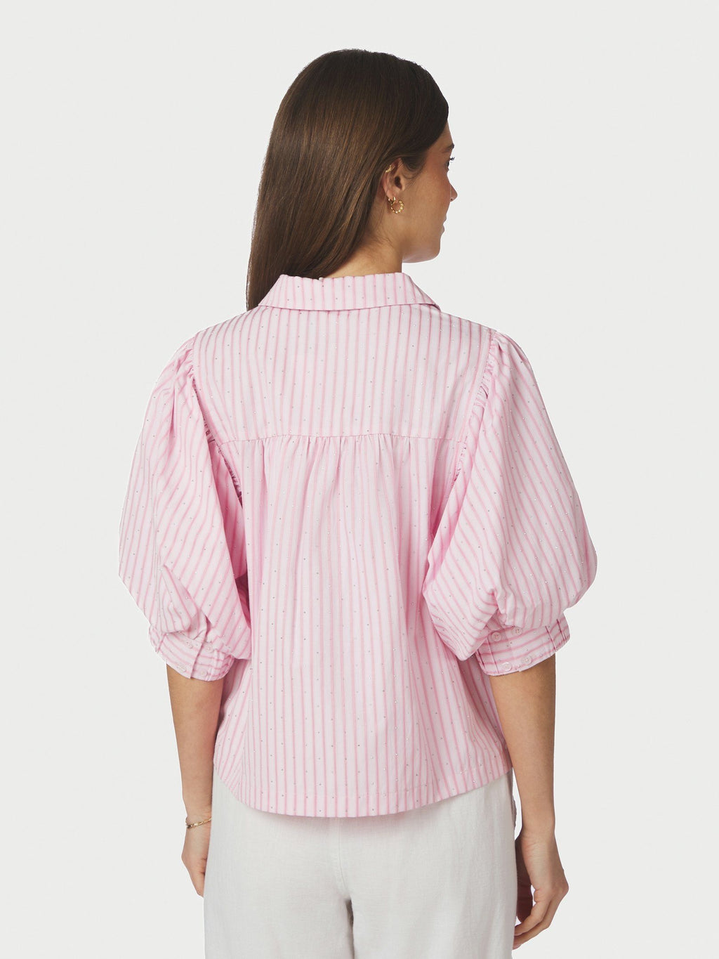 Neo Noir Etta Stripe Stone Shirt 166416