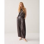 Summum Trouser Soft Faux Leather  Balloon 4s3043-12526