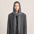 Plain Triangle Hooded Scarf