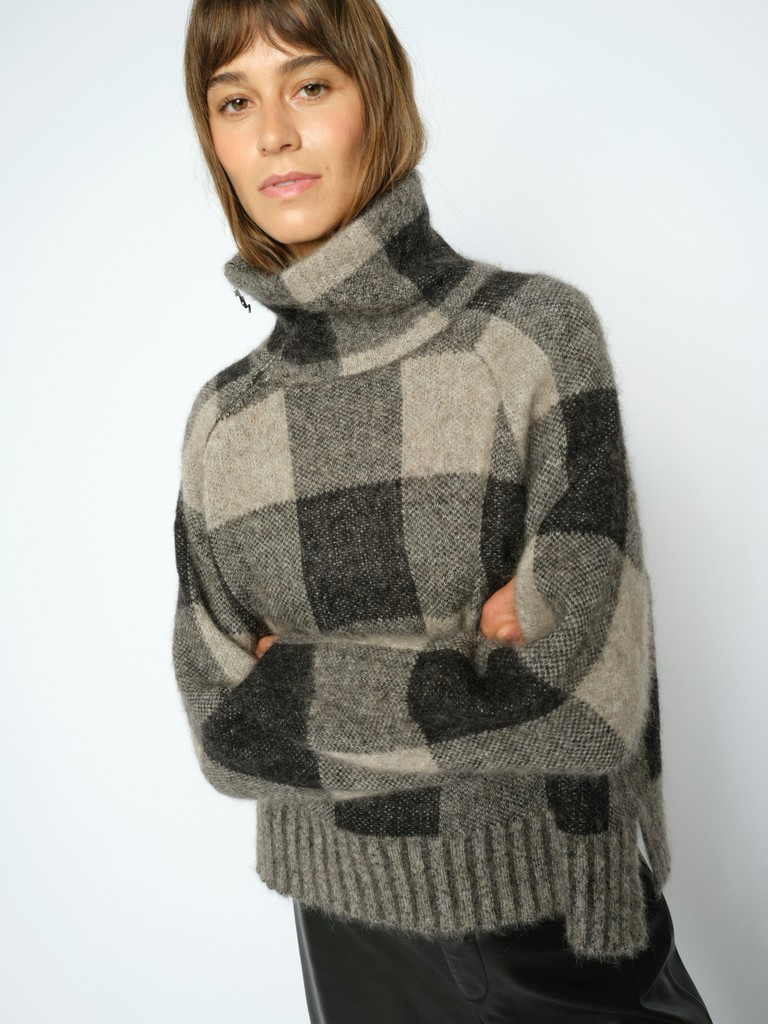 Mos Mosh Maija Check Knit 182950