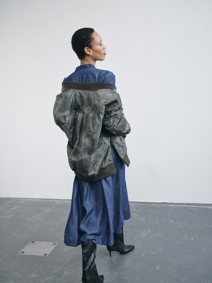 Mos Mosh Ruby Print Bomber Jacket 175540