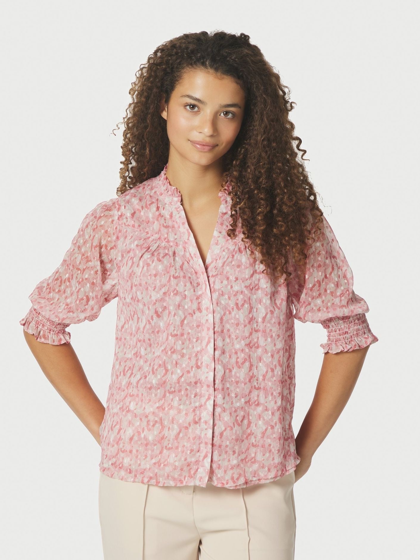 Neo Noir Diana Blurred Blouse 168379