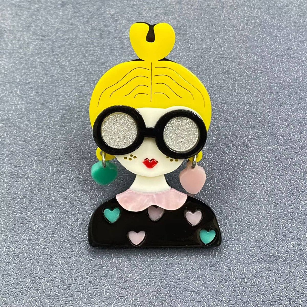 Handpicked Creative Beauty Acrylic Brooch