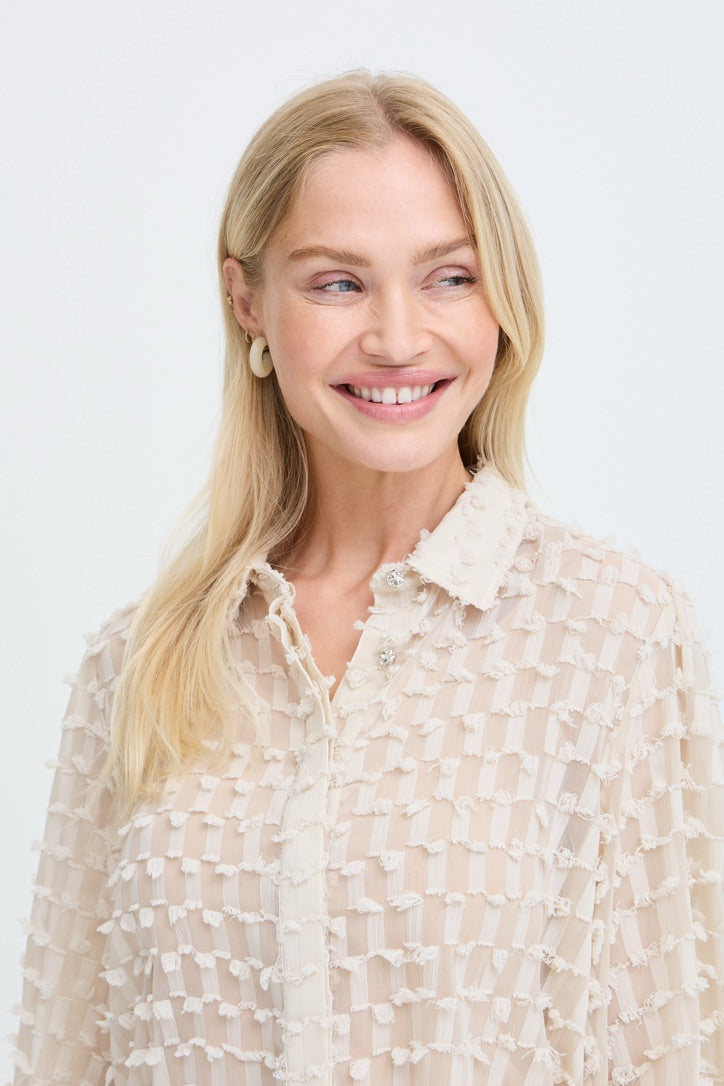 b.young Feather Shirt 20819723