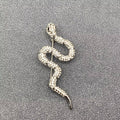 Handpicked Rhinestone Snake Brooch