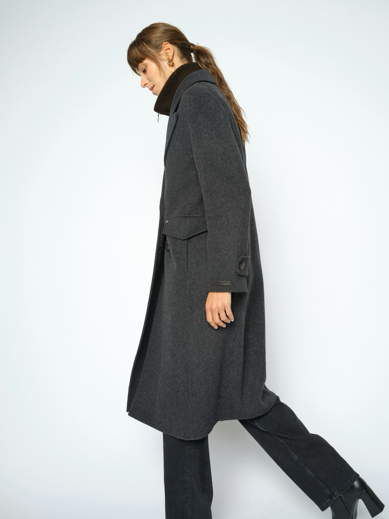 Mos Mosh Alva Loisa Mock Neck Coat 181410
