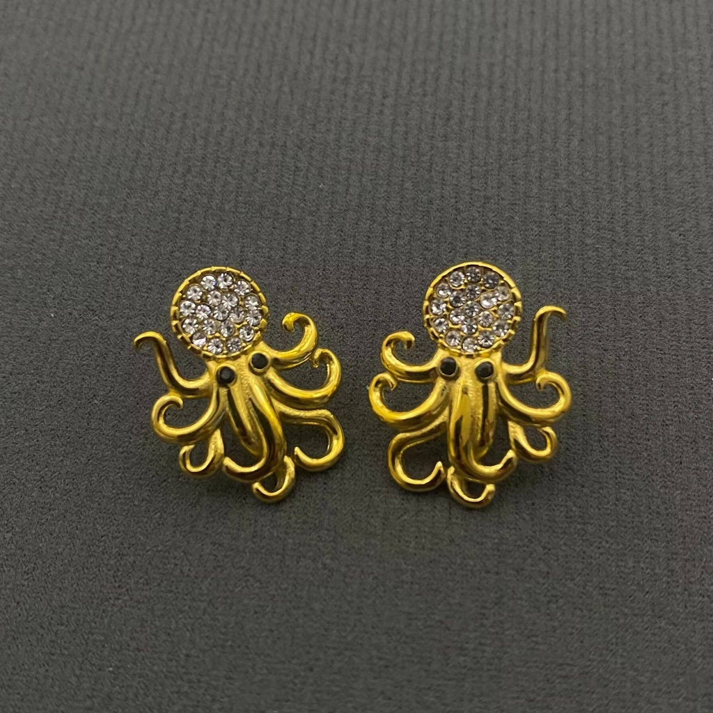 Handpicked Octopus Ear Studs
