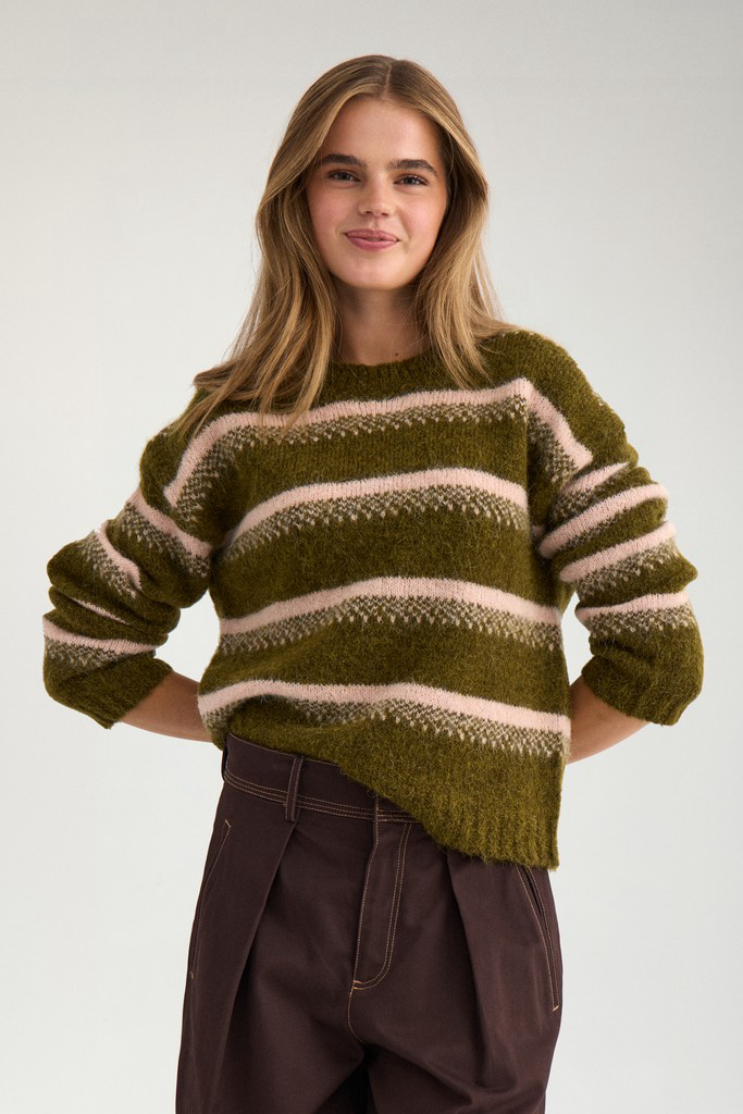 Numph Salia Stripe Pullover 707547