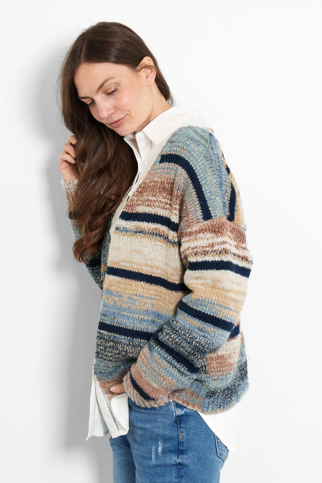 Brodie Wool Blend Cardigan
