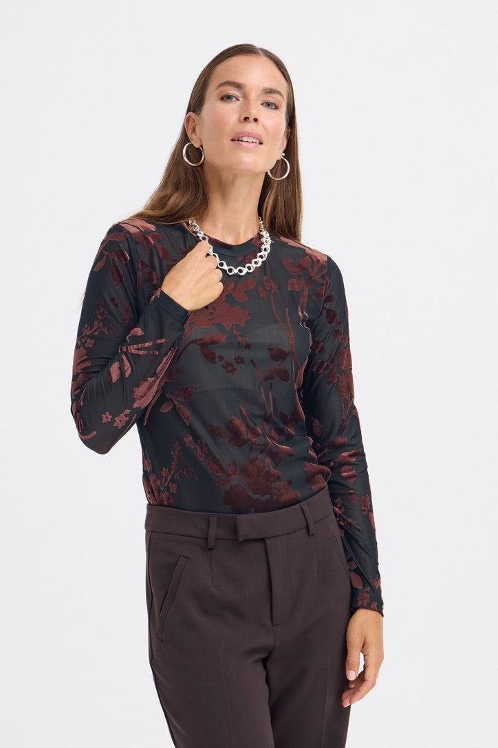 Pulz Felina Long Sleeve T-Shirt 50210790