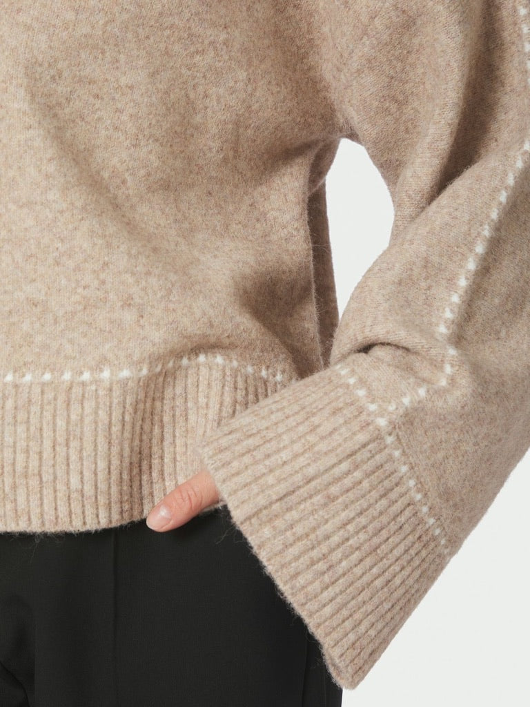 NEO NOIR Roeme Stitch Knit 164818