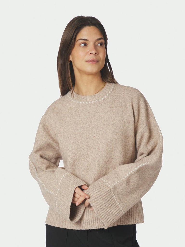 NEO NOIR Roeme Stitch Knit 164818