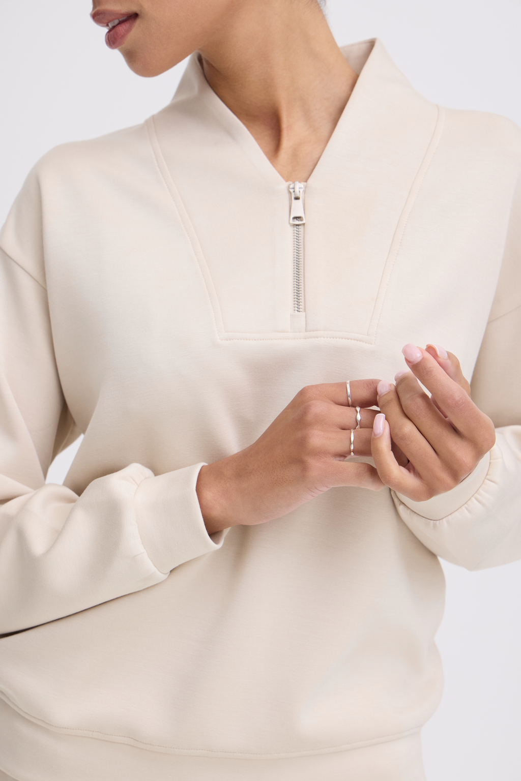 b.young Usti Collar  Sweat 20819663