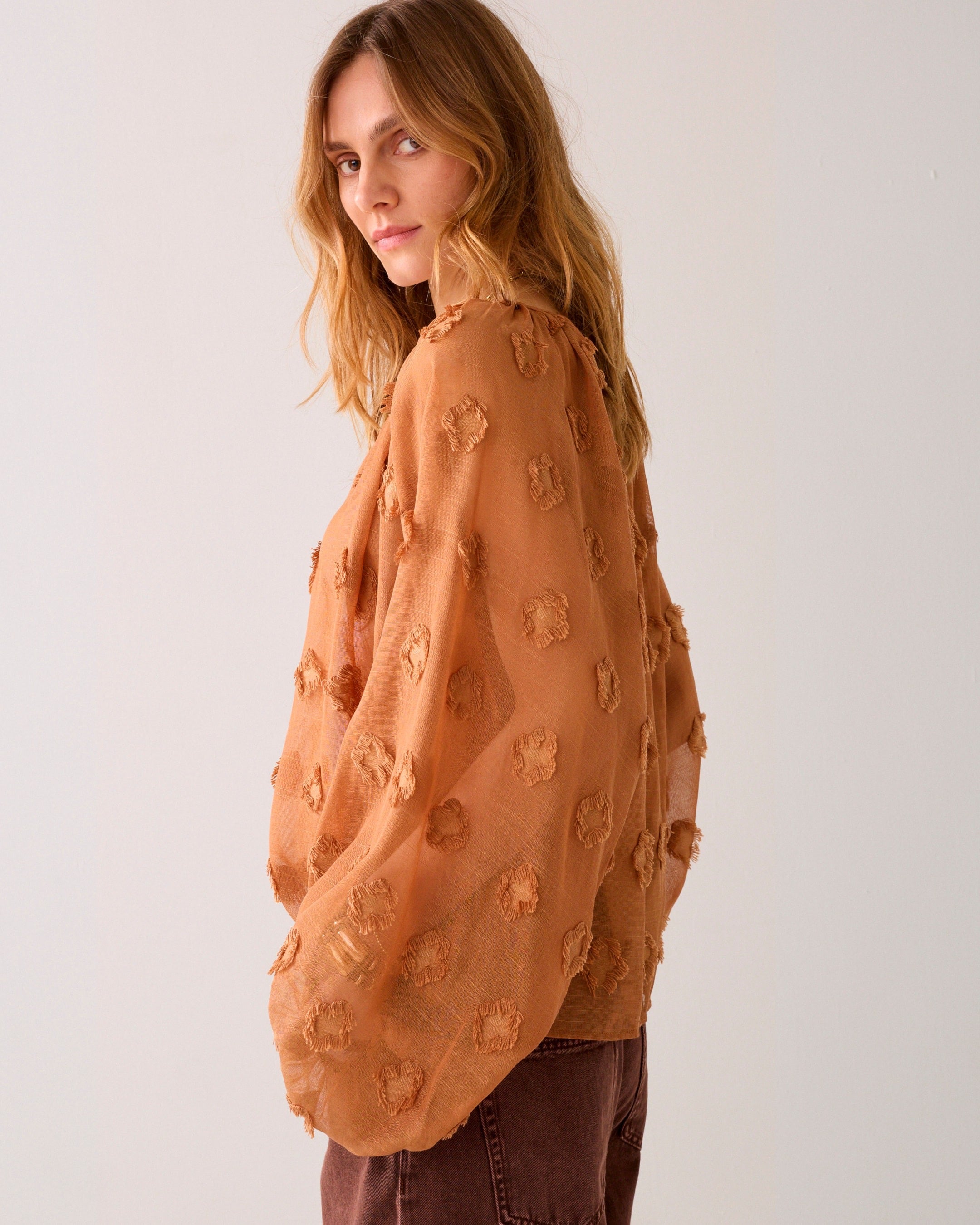 Summum Woman Balloon Sleeve Top 2s3408-12413