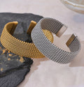 Handpicked Mesh Cuff Bracelet