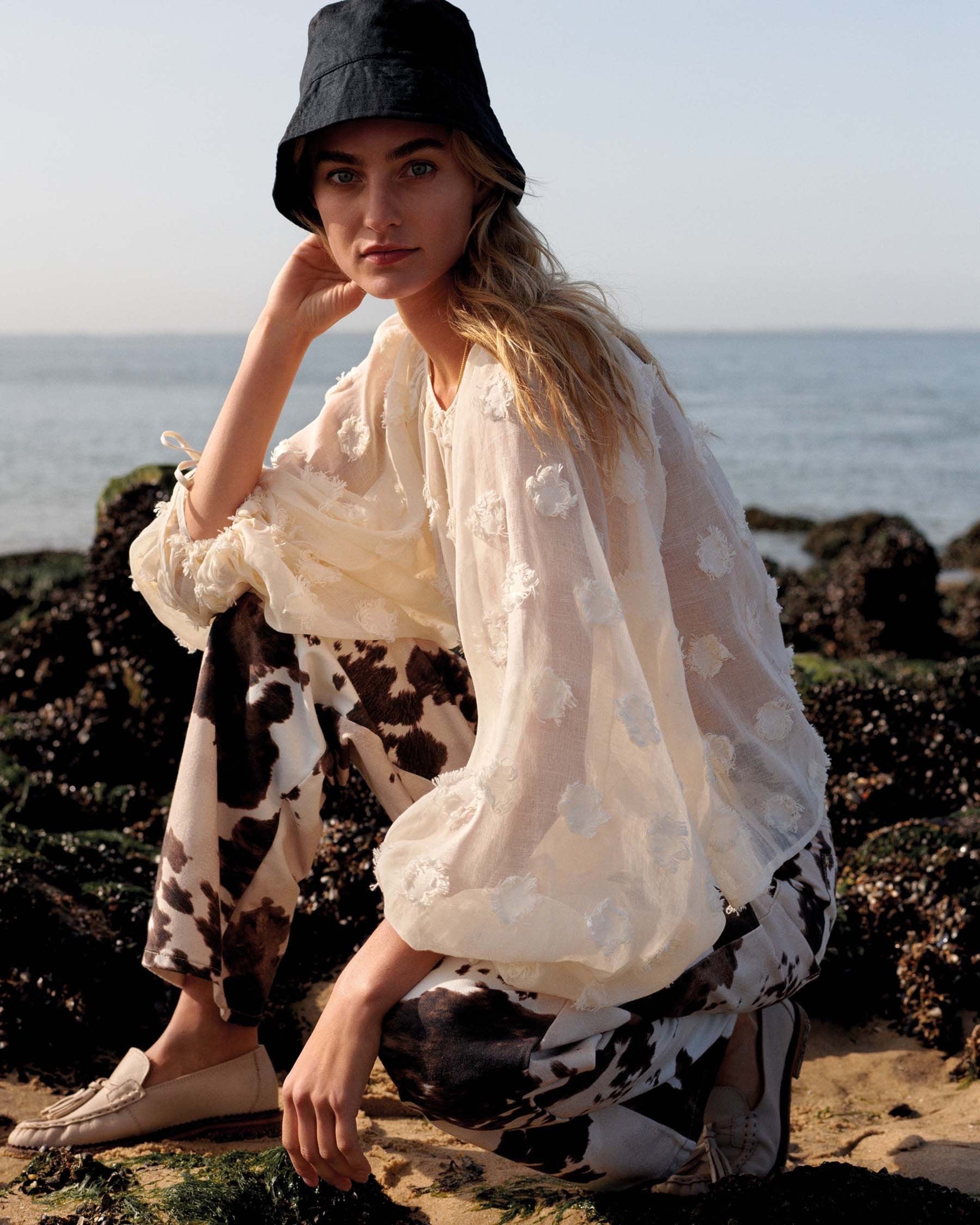 Summum Woman Balloon Sleeve Top 2s3408-12413