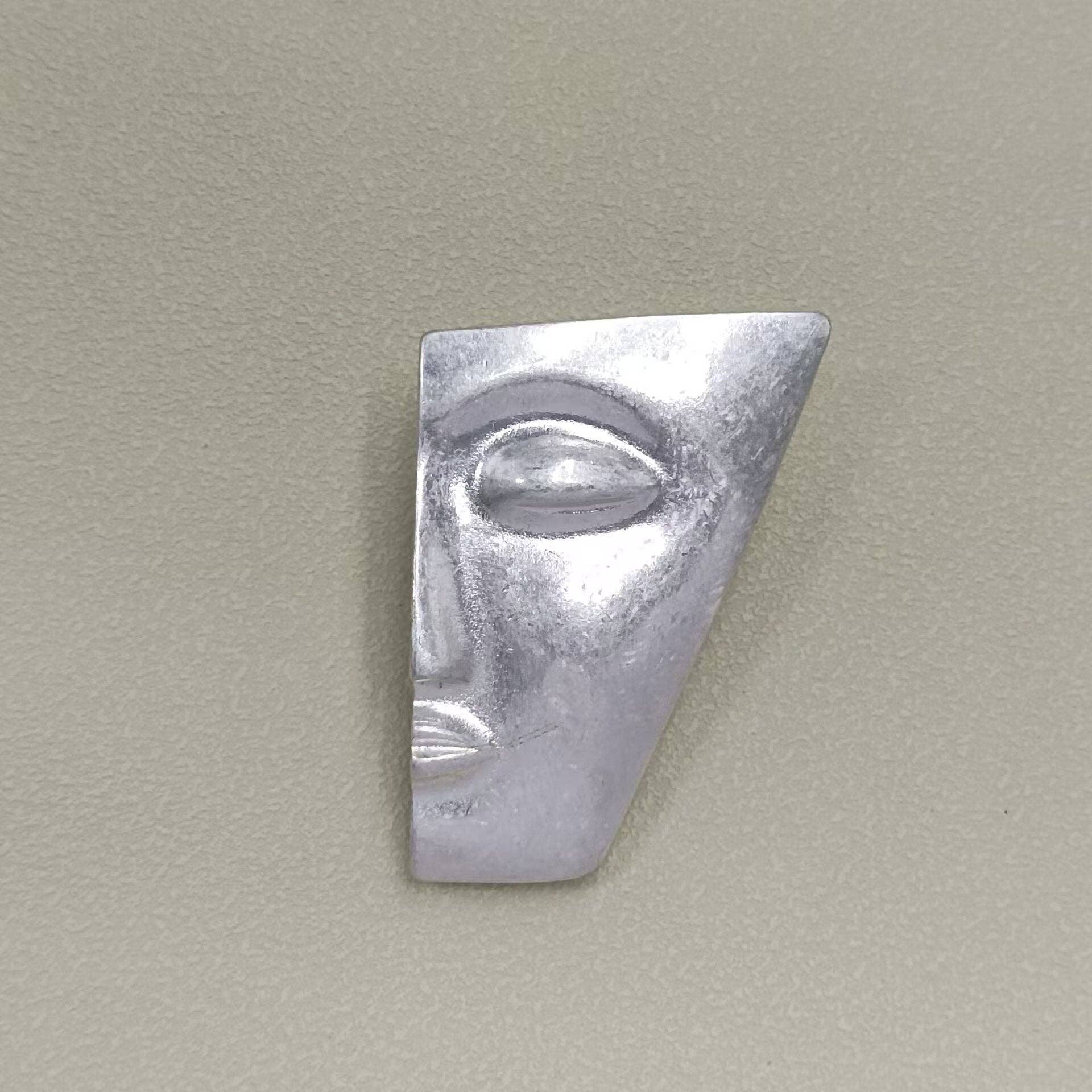 Handpicked Vintage Half Face Brooch