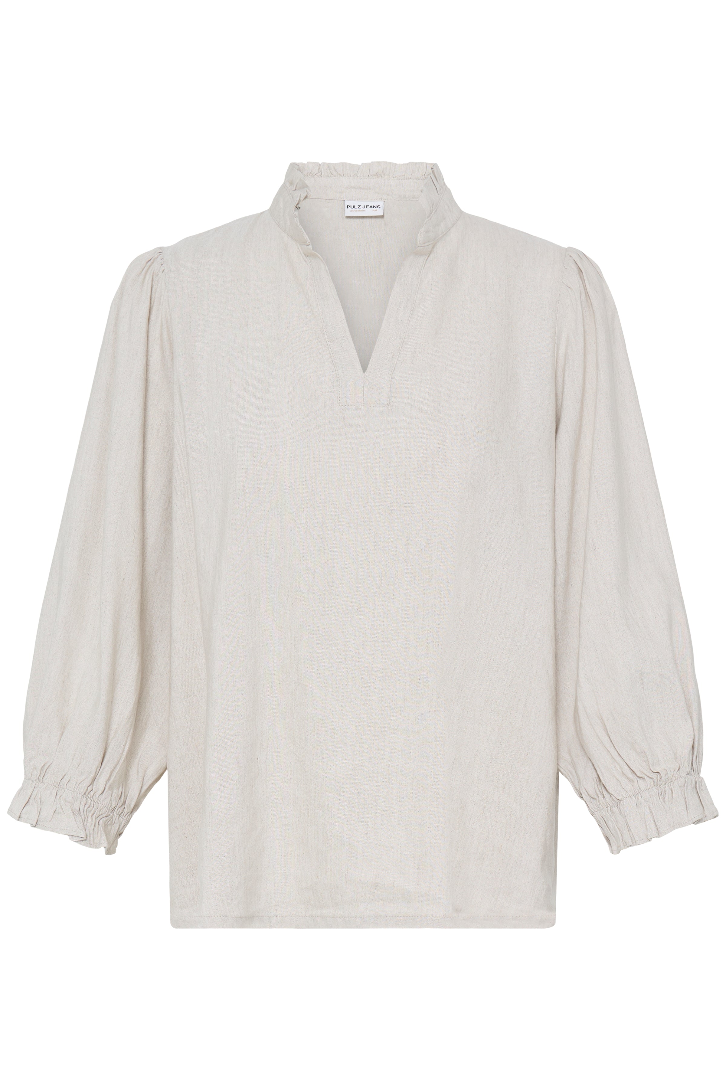 Pulz LUCA FRILL BLOUSE Mid sleeve 50210428