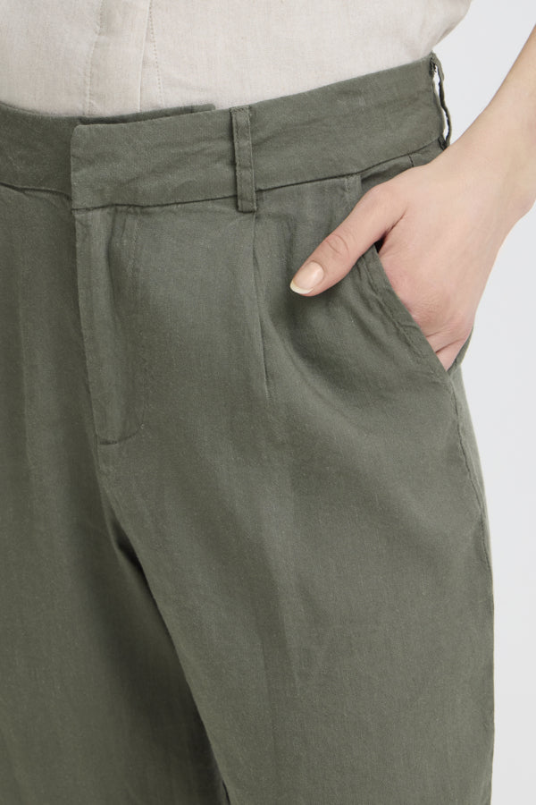 Pulz LUCA HW PANT ANK LENGTH TAP Casual 50210434