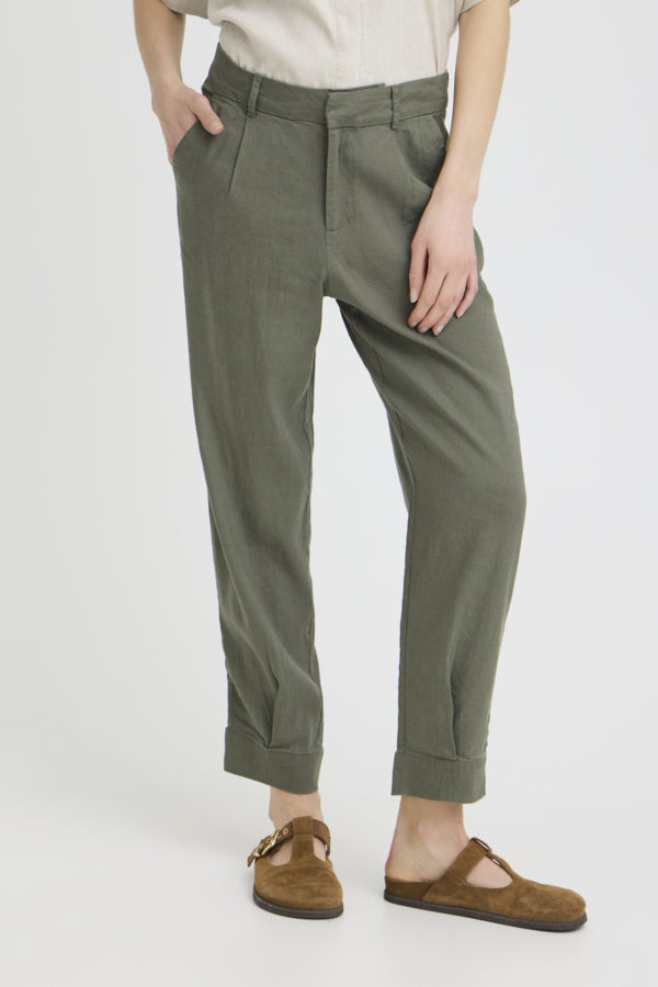 Pulz LUCA HW PANT ANK LENGTH TAP Casual 50210434
