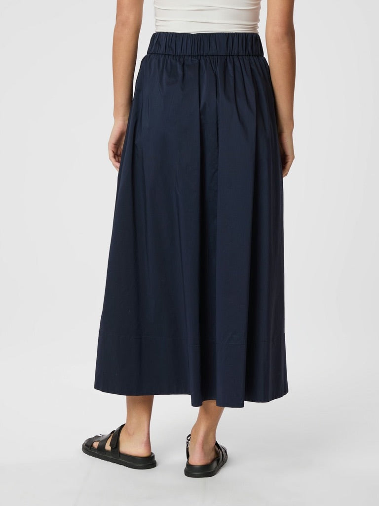 Neo Noir Yara Long Poplin Skirt 163076