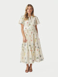 Neo Noir Gardena Flower Dress 167972