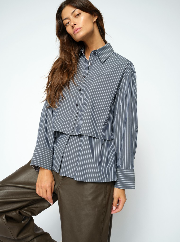 Mos Mosh Barb Stripe Shirt 182360