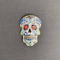 Handpicked Colored Skull Brooch