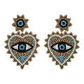 Handpicked Beaded Eye Earring NTS022