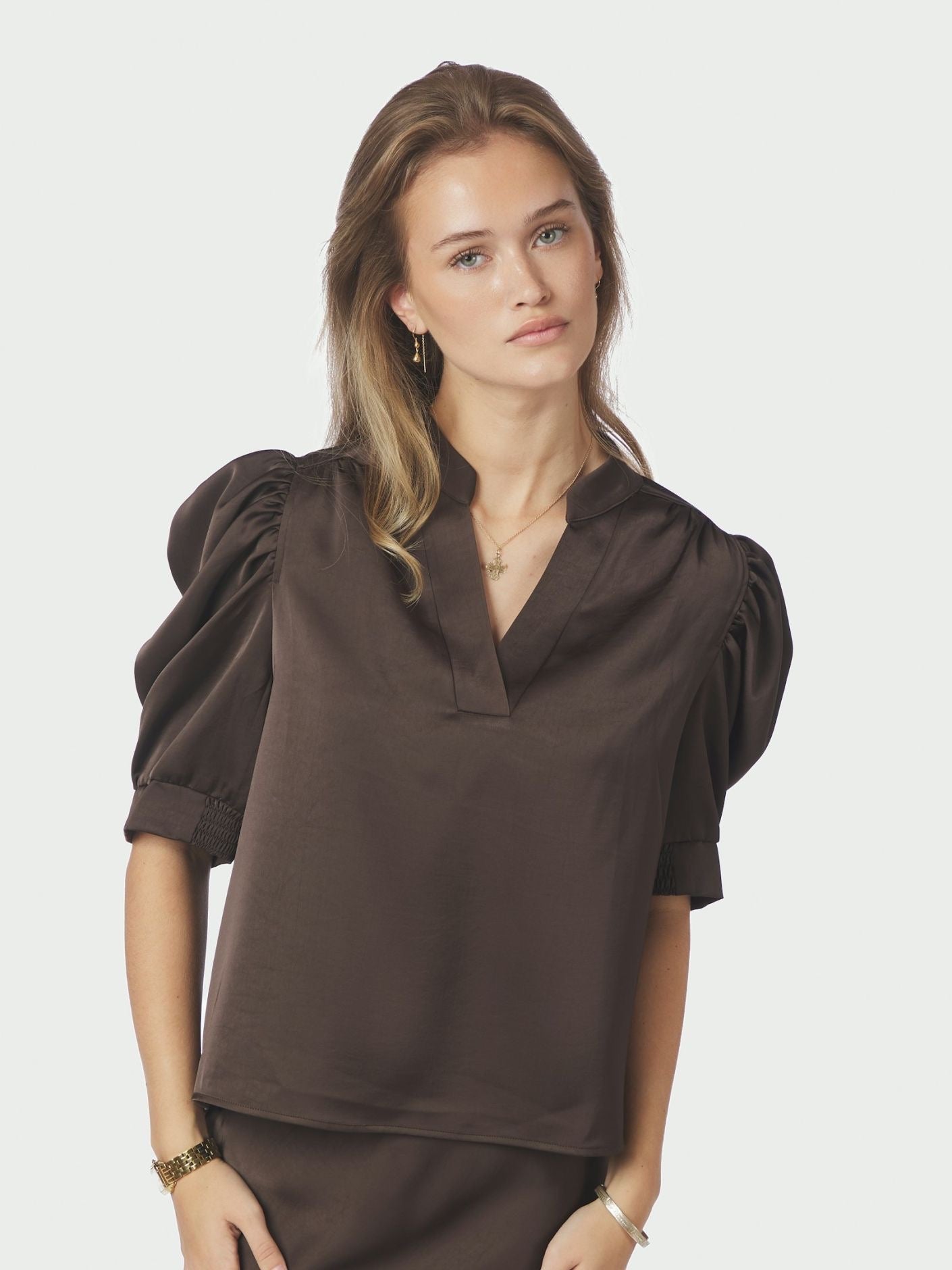 Neo Noir Roella Heavy Sateen Shirt 162590