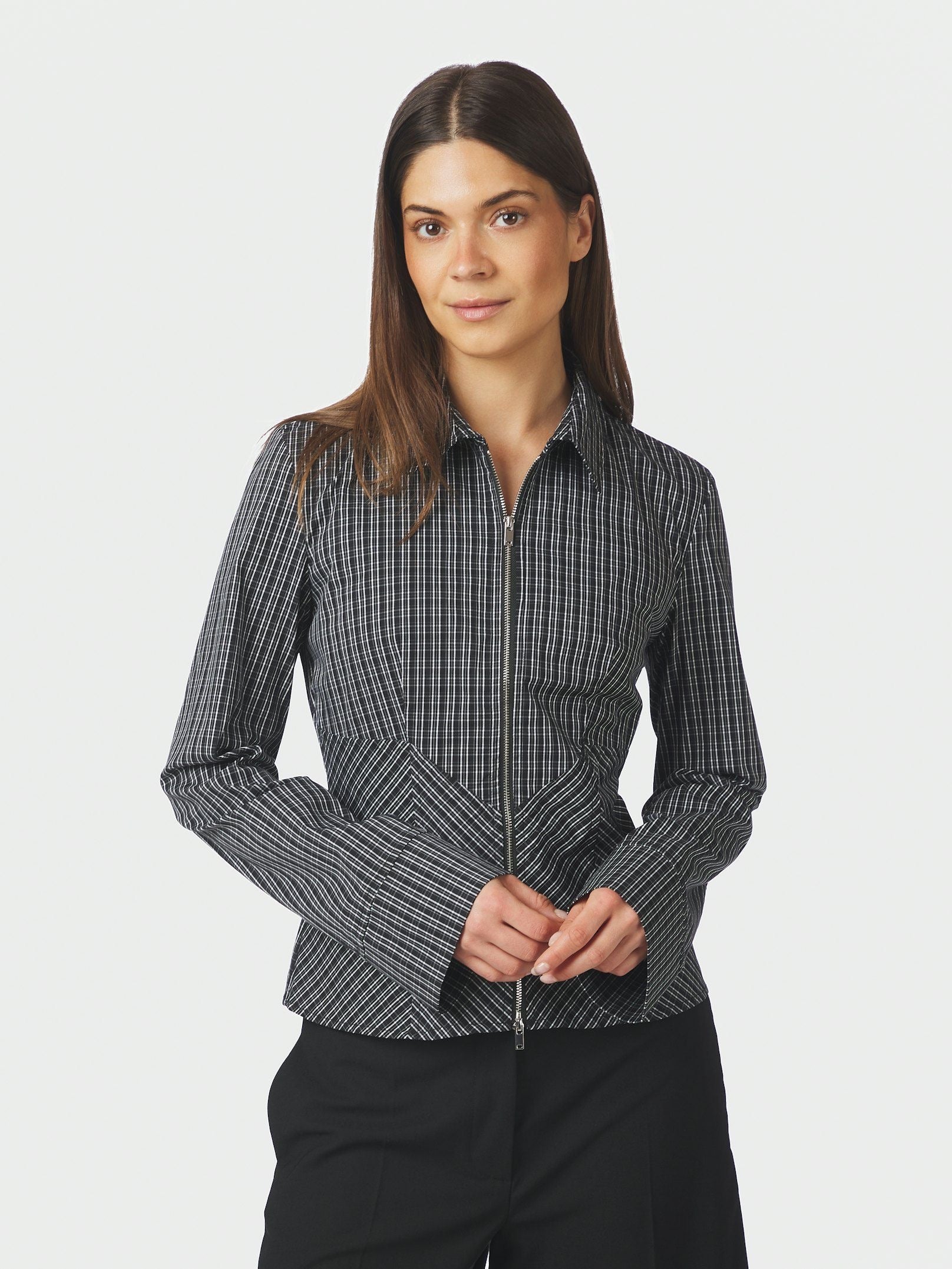 Neo Noir Cathy Zip Shirt 169686