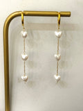  Handpicked Dangle Heart Earrings