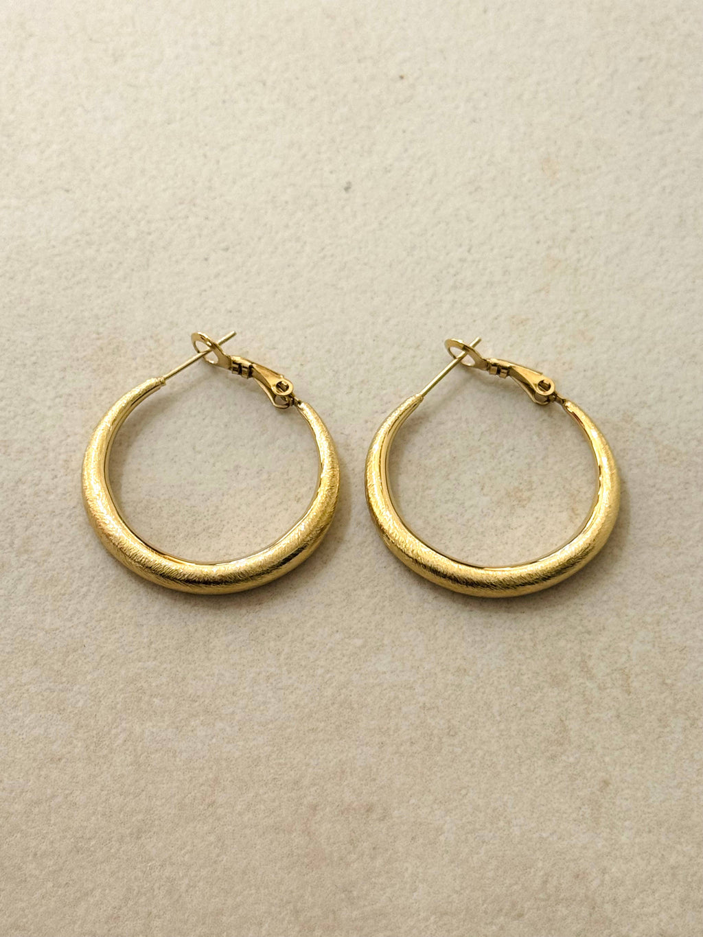 Handpicked  Moon Hoop Earrings
