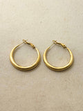 Handpicked  Moon Hoop Earrings