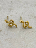 Handpicked Mini Snake Stud Earrings