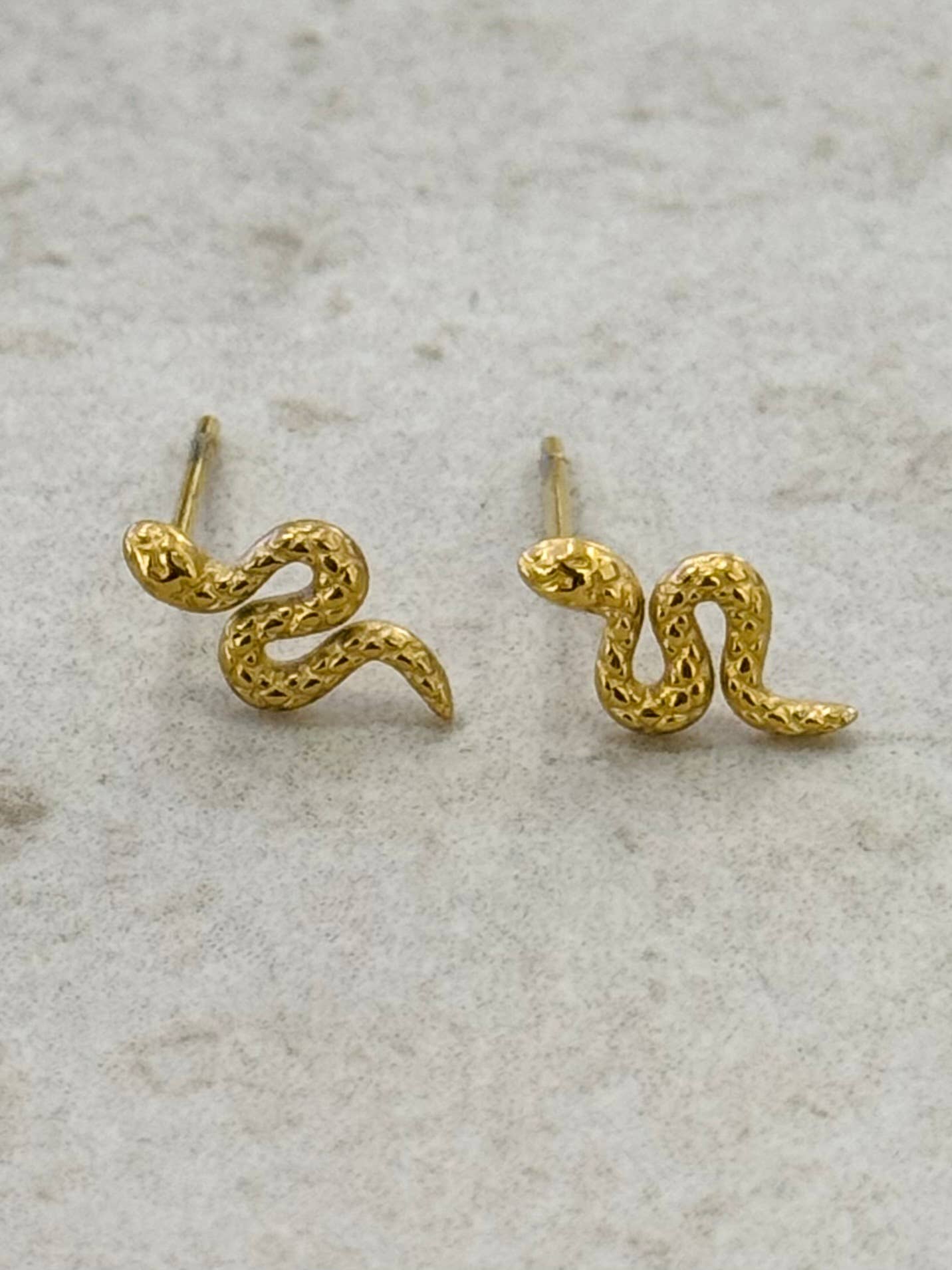 Handpicked Mini Snake Stud Earrings