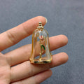 Handpicked Rose In A Bottle Vintage Brooch