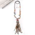 Handpicked Bohemian Necklace with Tassels
