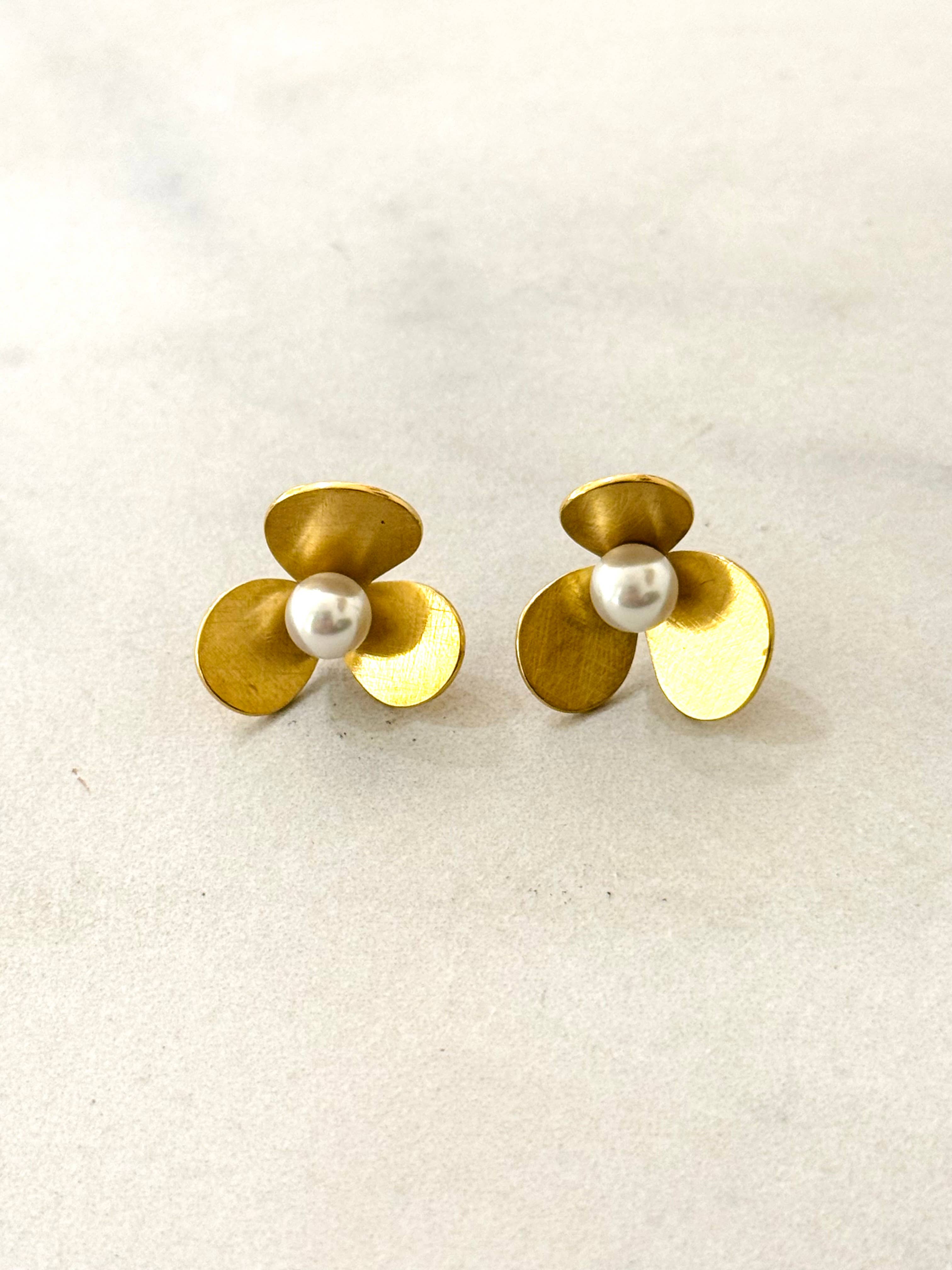 Handpicked Floral Stud Earrings 