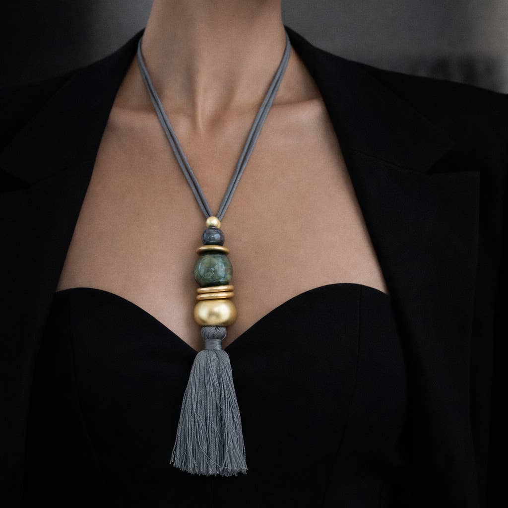 Handpicked Long Decorative Pendant