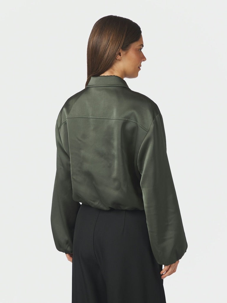Neo Noir Denielle Heavy Sateen Jacket 167474