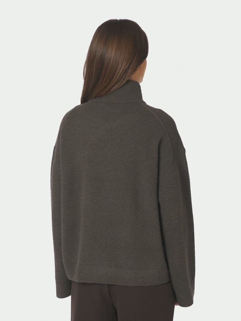 Neo Noir Asley Zip Cardigan 164973