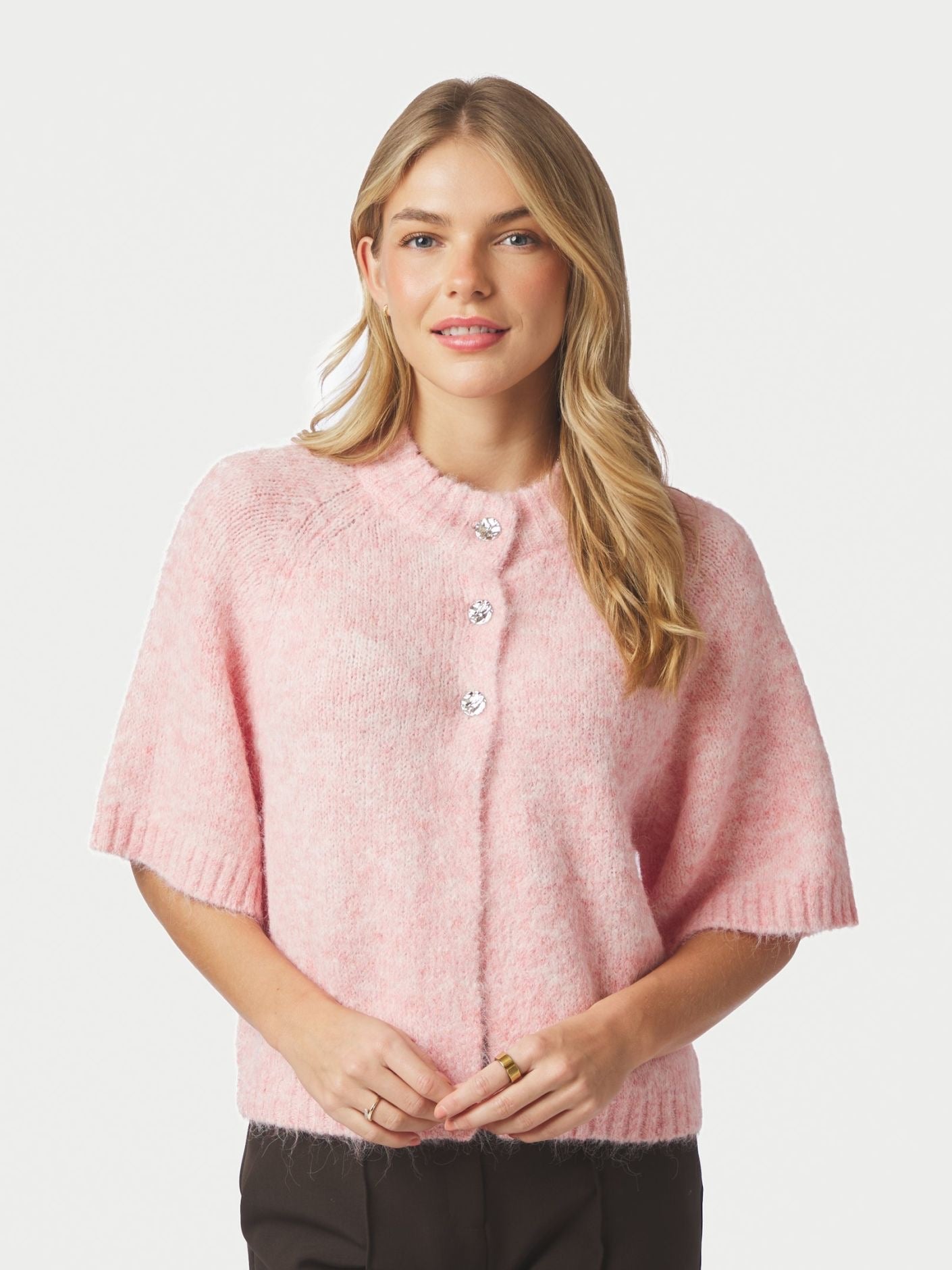 NEO NOIR Benuta Fluffy Knit Cardigan 165816