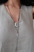 Handpicked Stainless Steel Lariat Necklace
