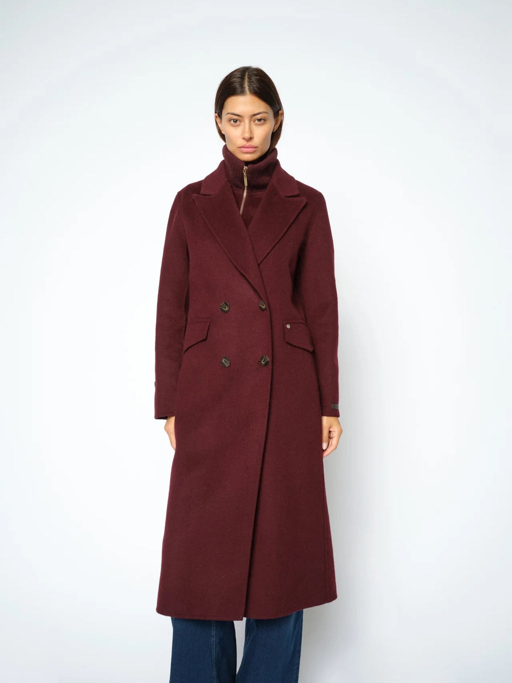Mos Mosh Alva Loisa Mock Neck Coat 181410