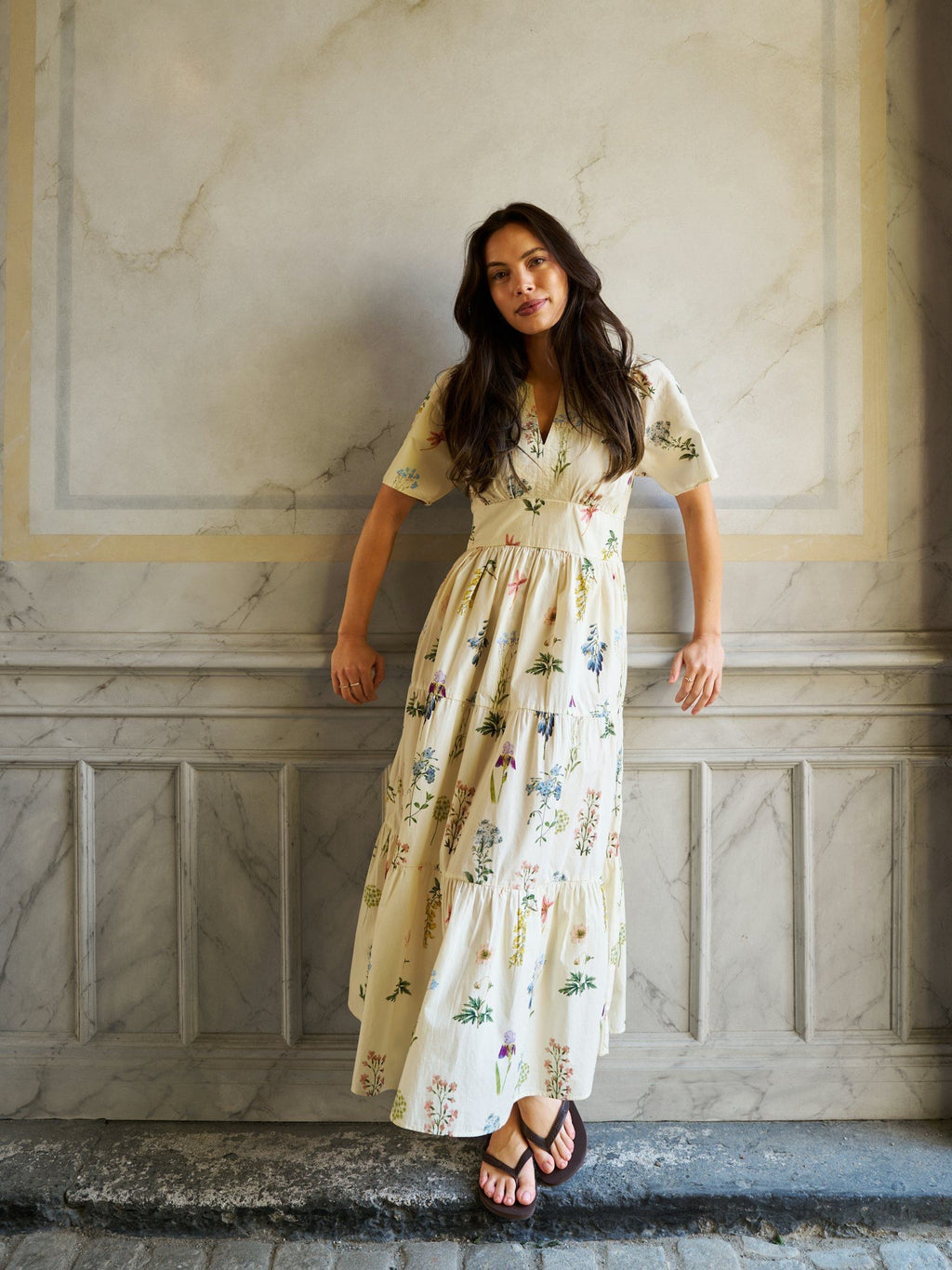 Neo Noir Gardena Flower Dress 167972