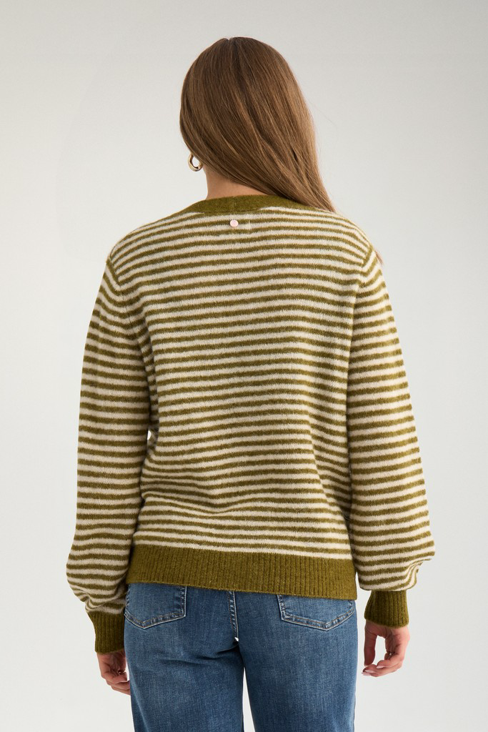 Numph Riette Mini Stripe Cardigan 707507