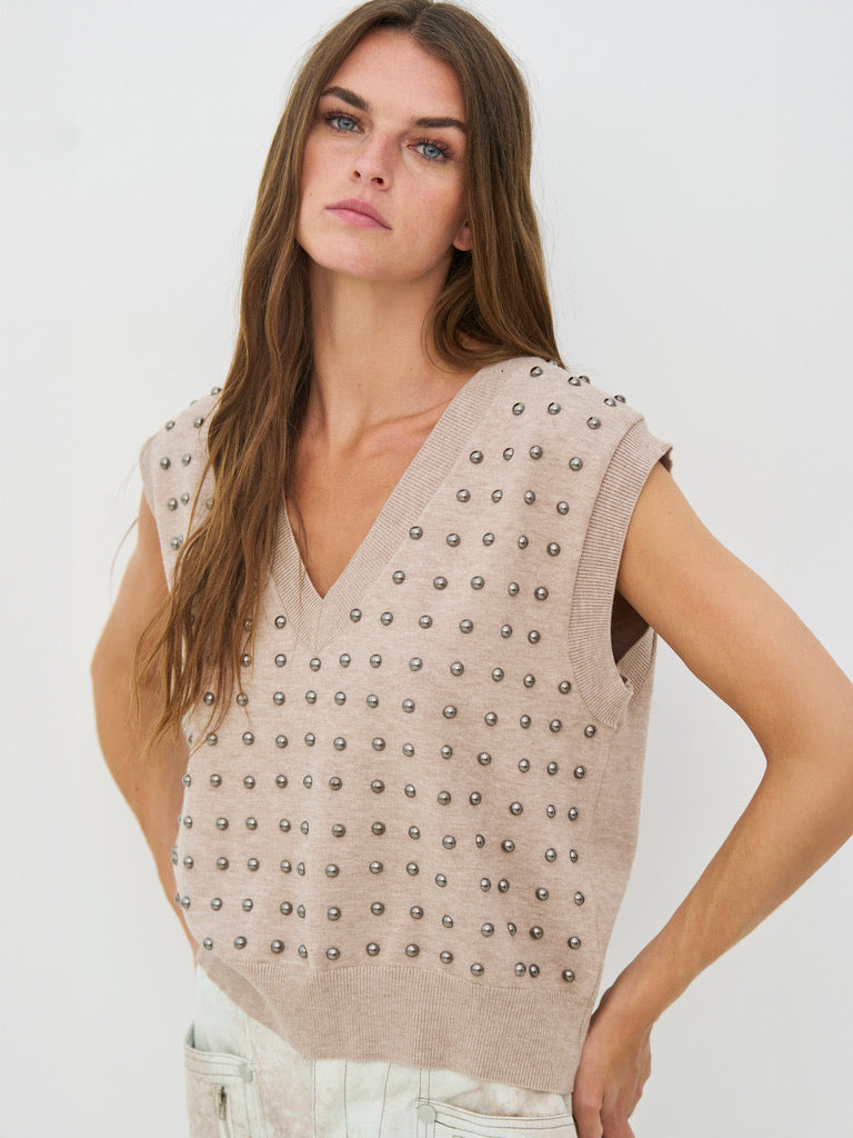 NU Charlie Vest knit 8723-33