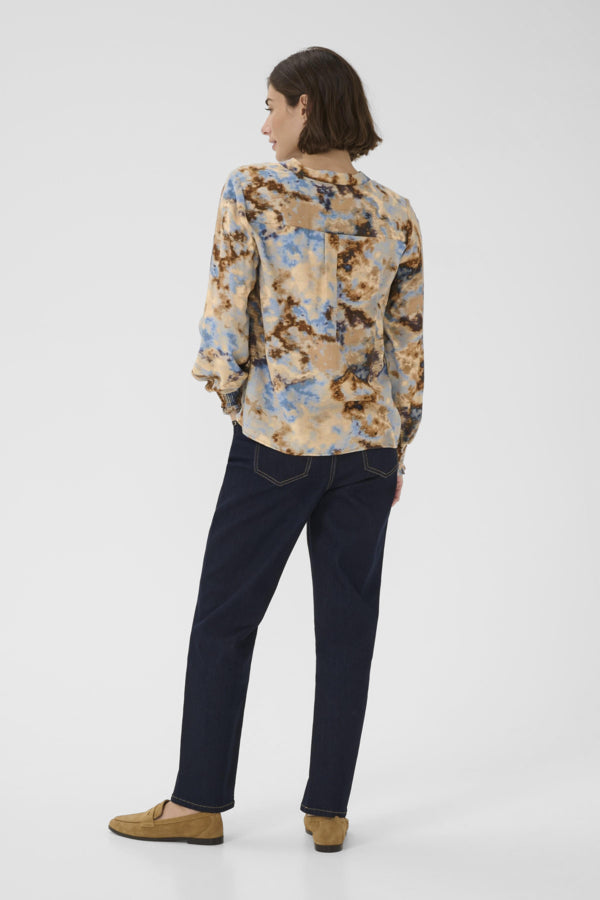 Culture Hizzy Greece Ls Blouse 50112849