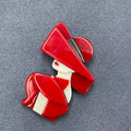 Handpicked Modern Women Acrylic Brooch